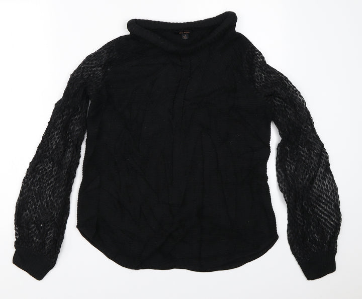 Ella Moss Womens Black   Pullover Jumper Size S