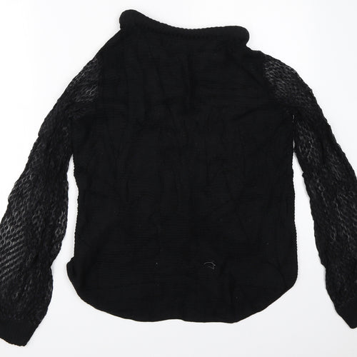 Ella Moss Womens Black   Pullover Jumper Size S
