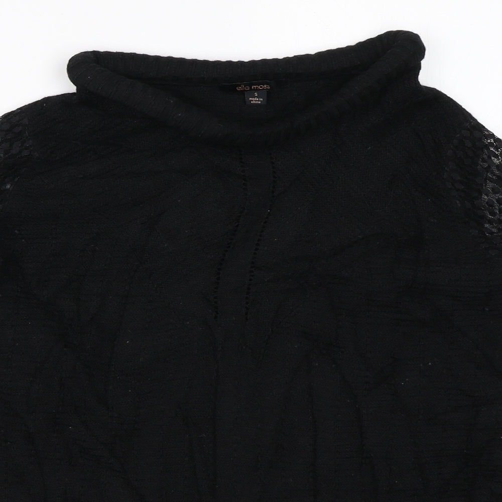 Ella Moss Womens Black   Pullover Jumper Size S