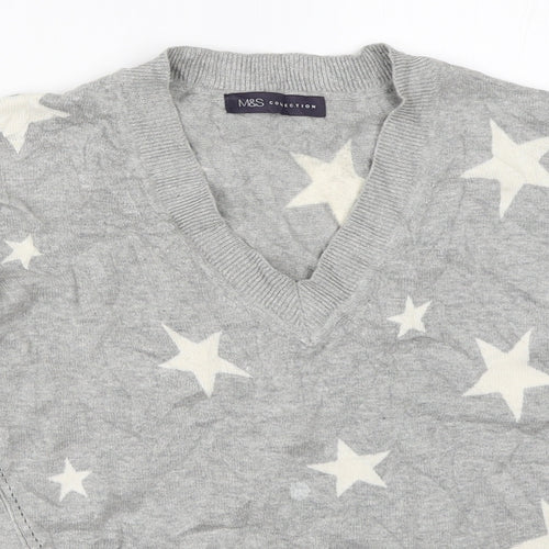 Marks and Spencer Womens Grey   Pullover Jumper Size XS
