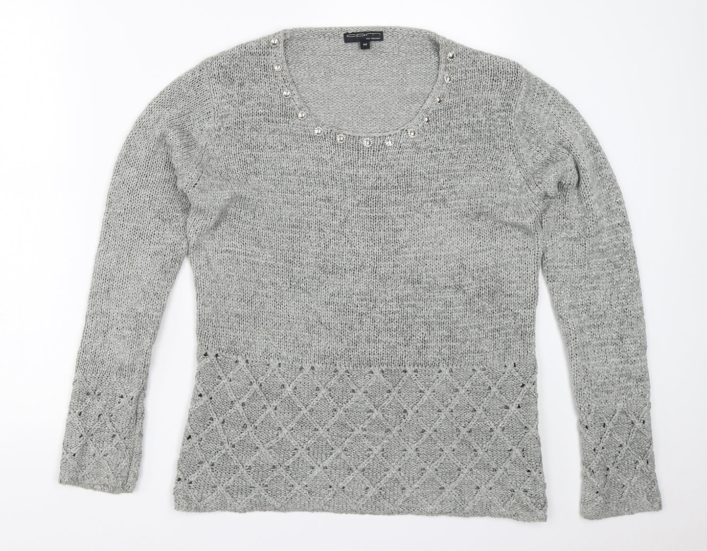 CPM Collection Womens Grey   Pullover Jumper Size M