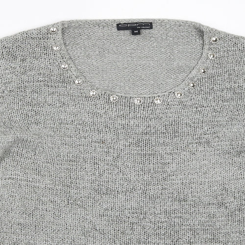 CPM Collection Womens Grey   Pullover Jumper Size M