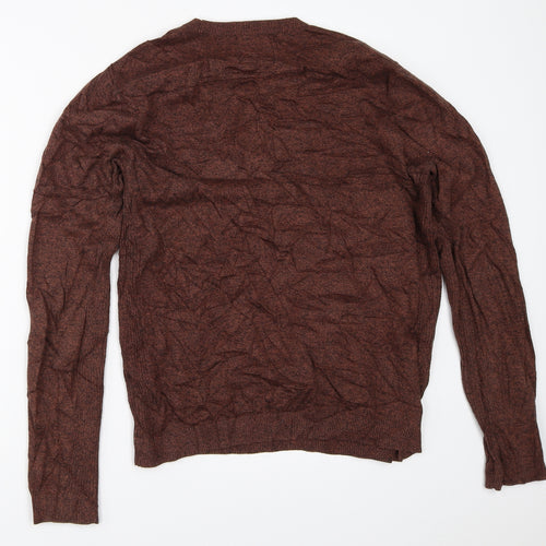 Topman Mens Brown   Pullover Jumper Size M