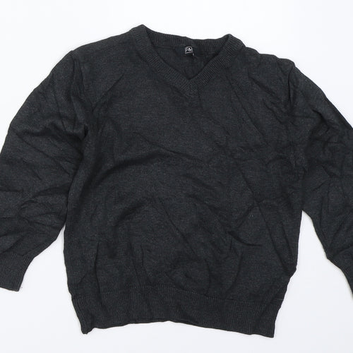 F&F Boys Grey   Pullover Jumper Size 4-5 Years