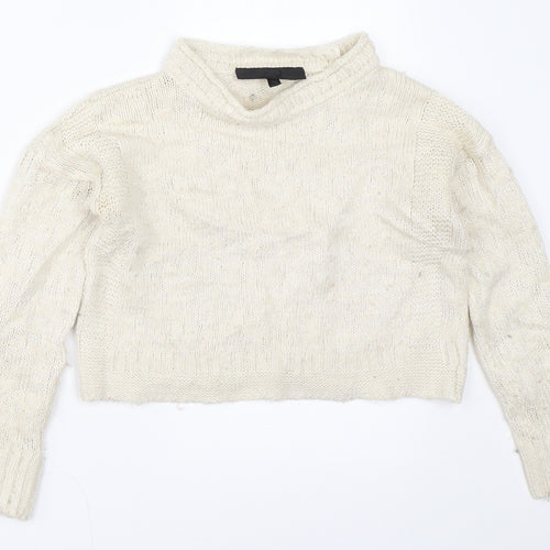 Topshop Womens Ivory   Pullover Jumper Size 8