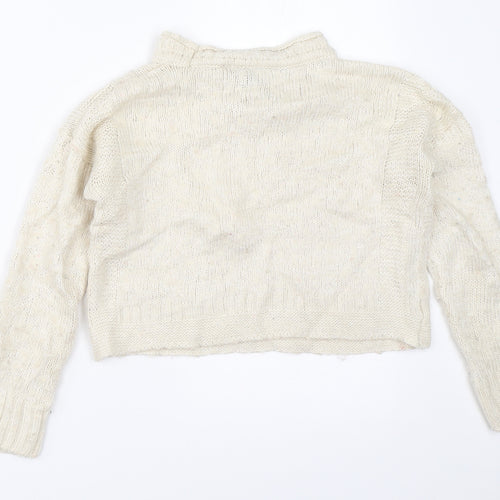 Topshop Womens Ivory   Pullover Jumper Size 8