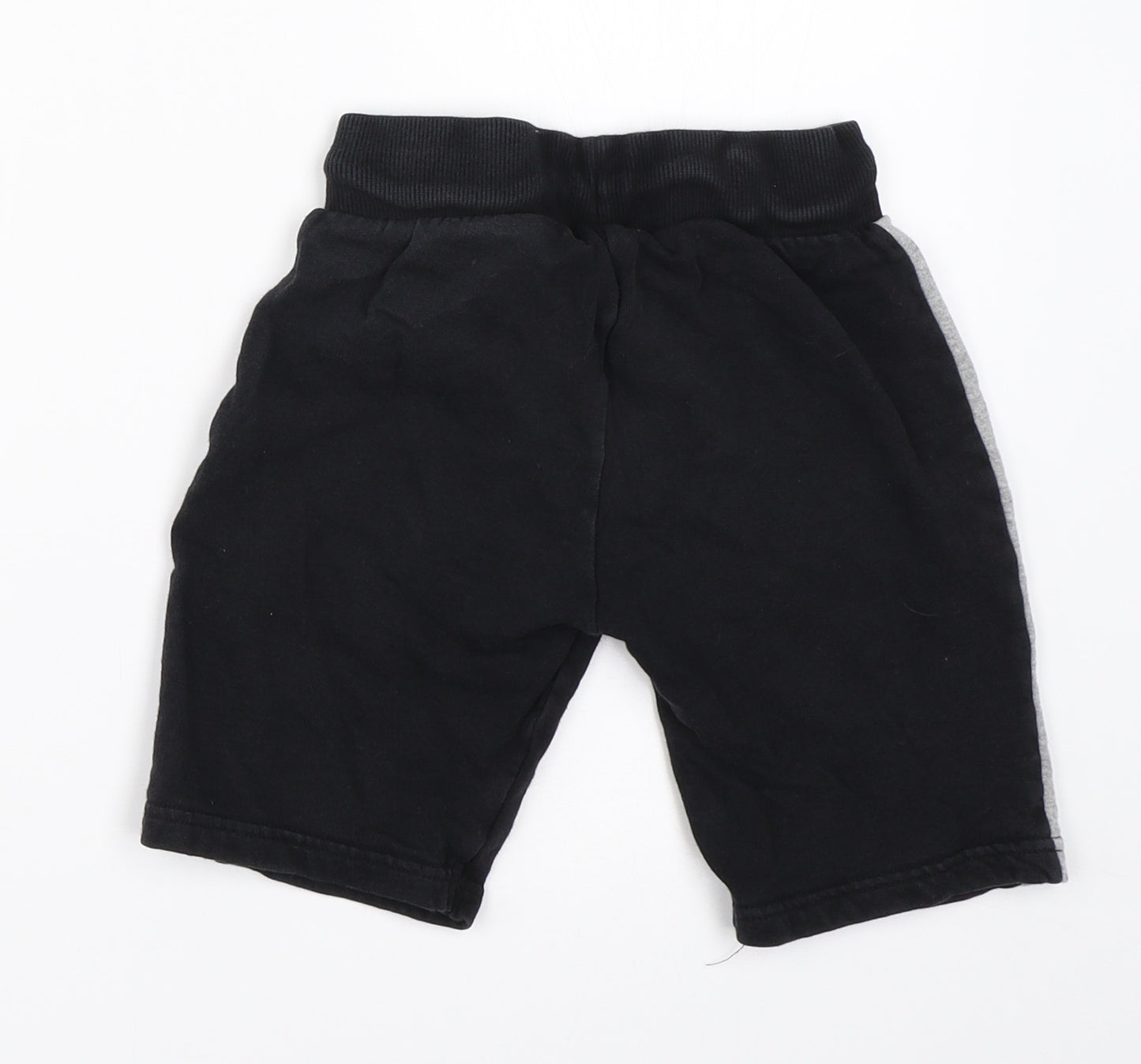 Primark Boys Black   Sweat Shorts Size 4-5 Years - mario