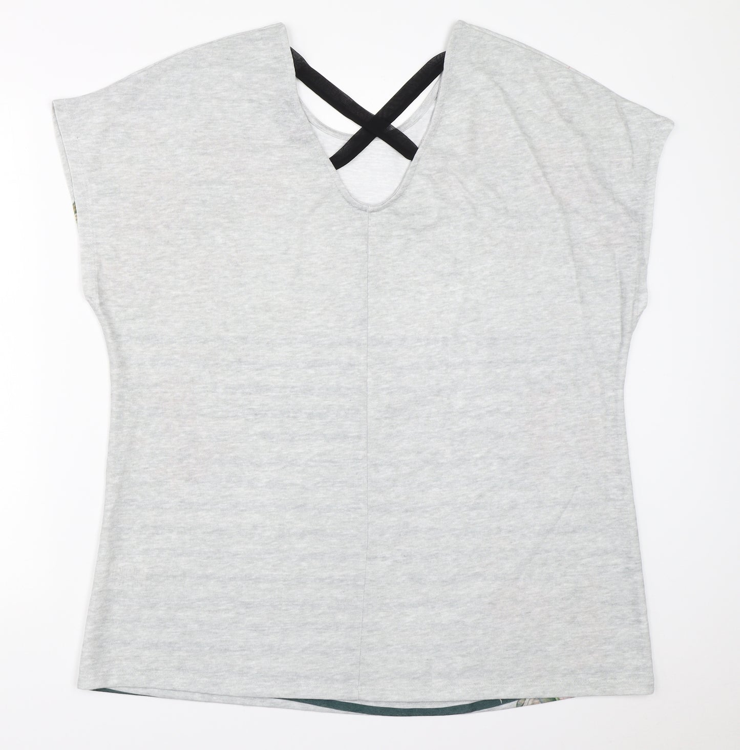 Yours Womens Grey   Basic T-Shirt Size 20