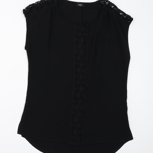 F&F Womens Black   Basic Blouse Size 10