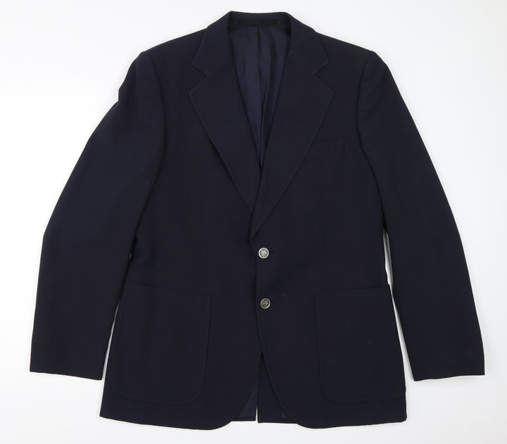 Ritex Mens Blue Jacket Blazer Size 38