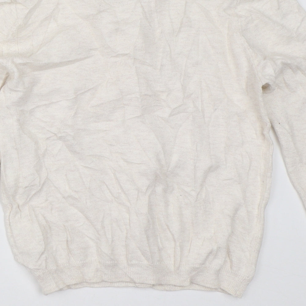 H&M Girls Ivory   Cardigan Jumper Size 7-8 Years