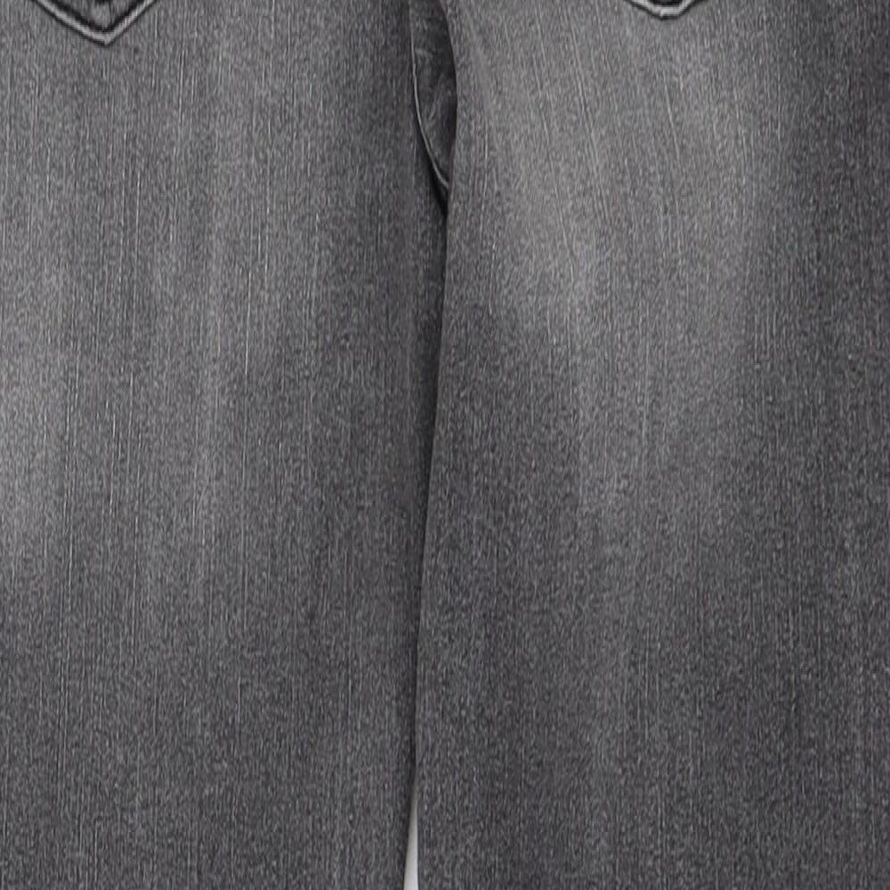F&F Boys Grey  Denim Straight Jeans Size 10-11 Years