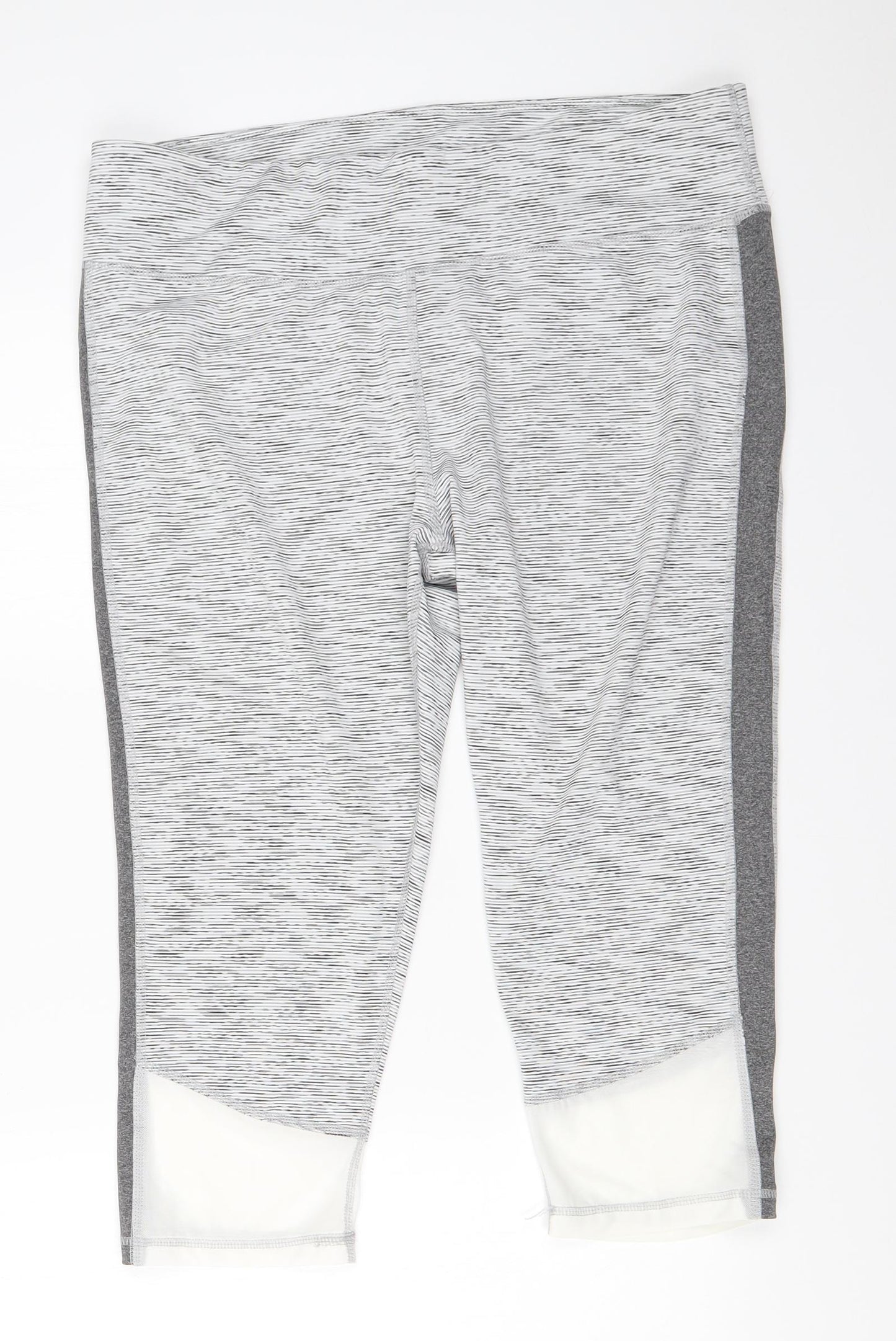Soul Luxe Womens Grey   Cropped Leggings Size 18 L20 in