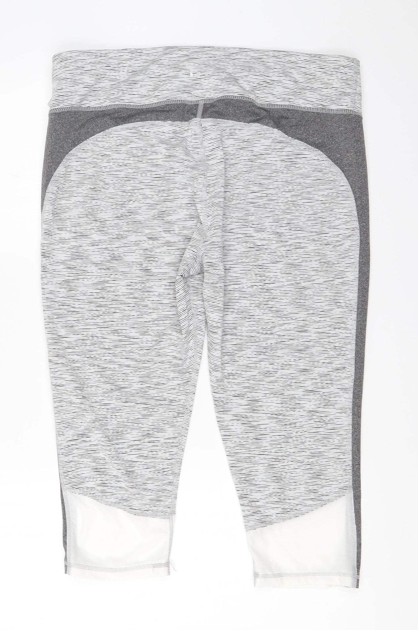 Soul Luxe Womens Grey   Cropped Leggings Size 18 L20 in