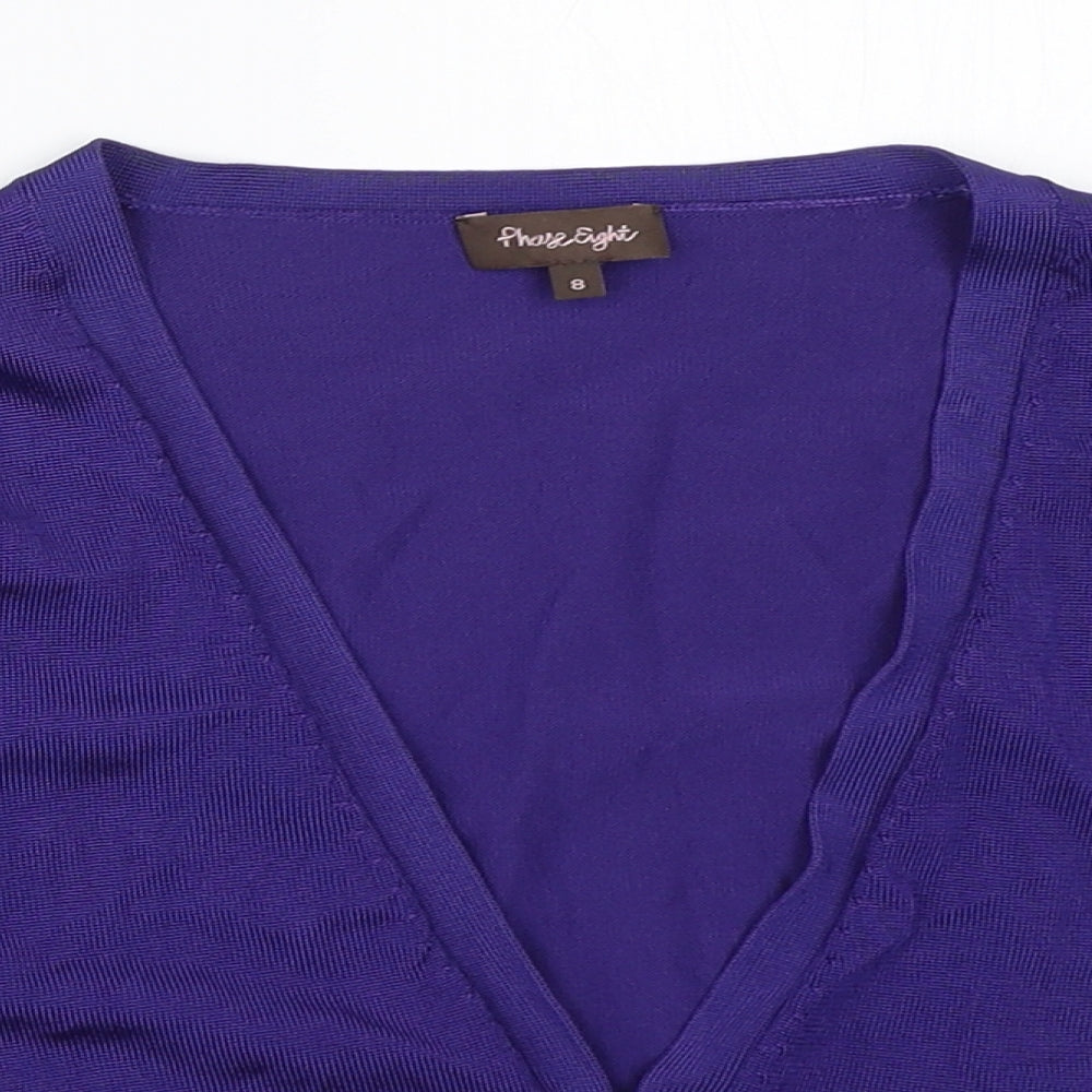 Phase Eight Womens Purple   Cardigan Jumper Size 8