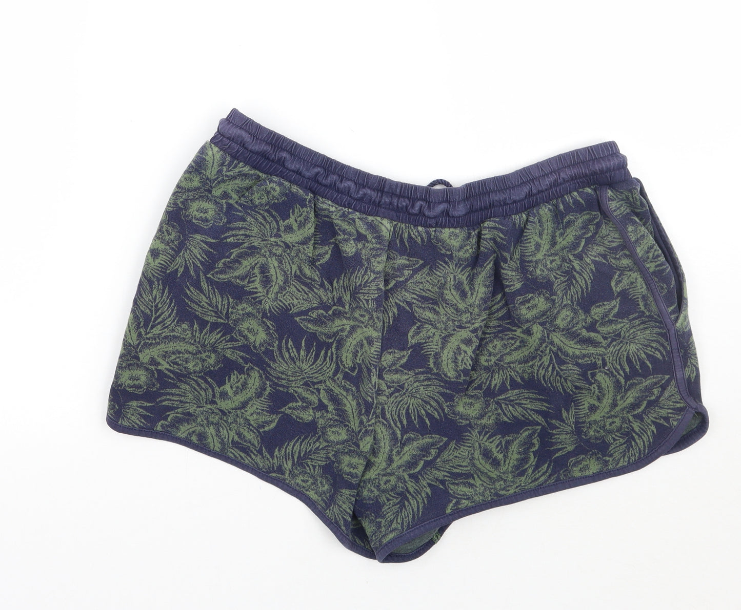 NEXT Womens Black Floral  Bermuda Shorts Size 16