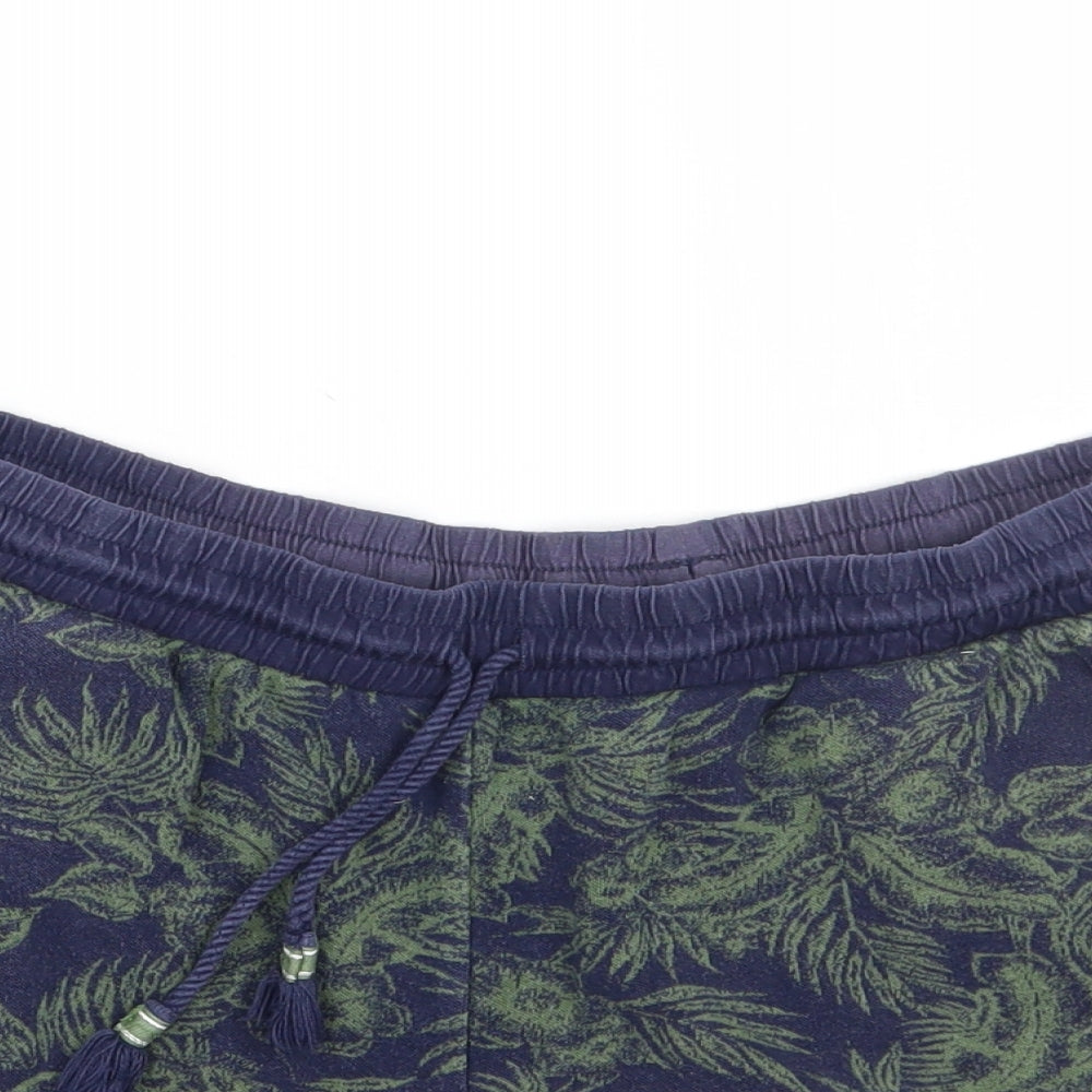 NEXT Womens Black Floral  Bermuda Shorts Size 16