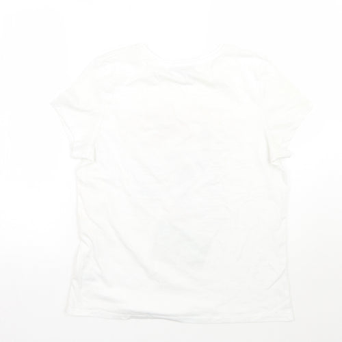 Primark Womens White   Basic T-Shirt Size S
