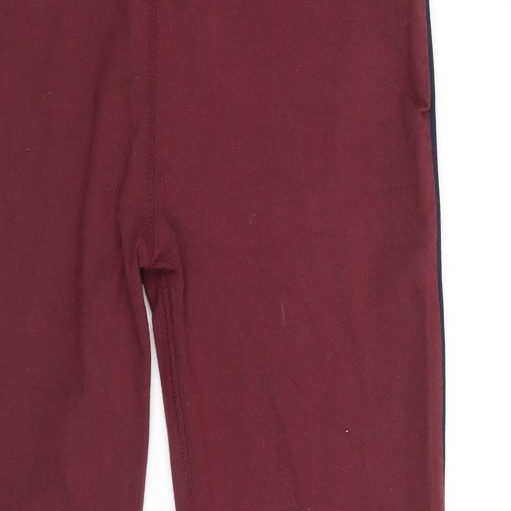 Asquith Womens Red   Capri Leggings Size M L27 in