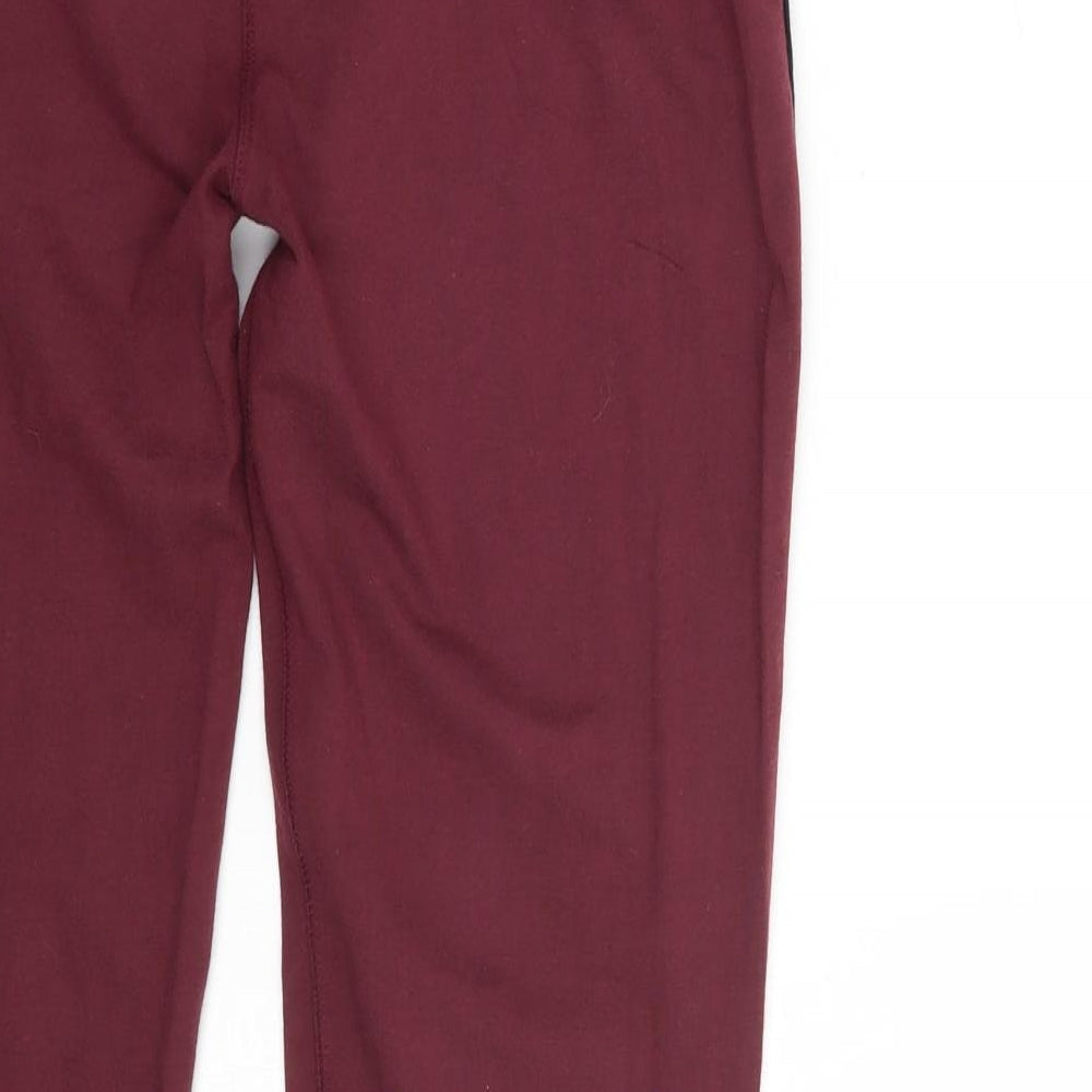 Asquith Womens Red   Capri Leggings Size M L27 in