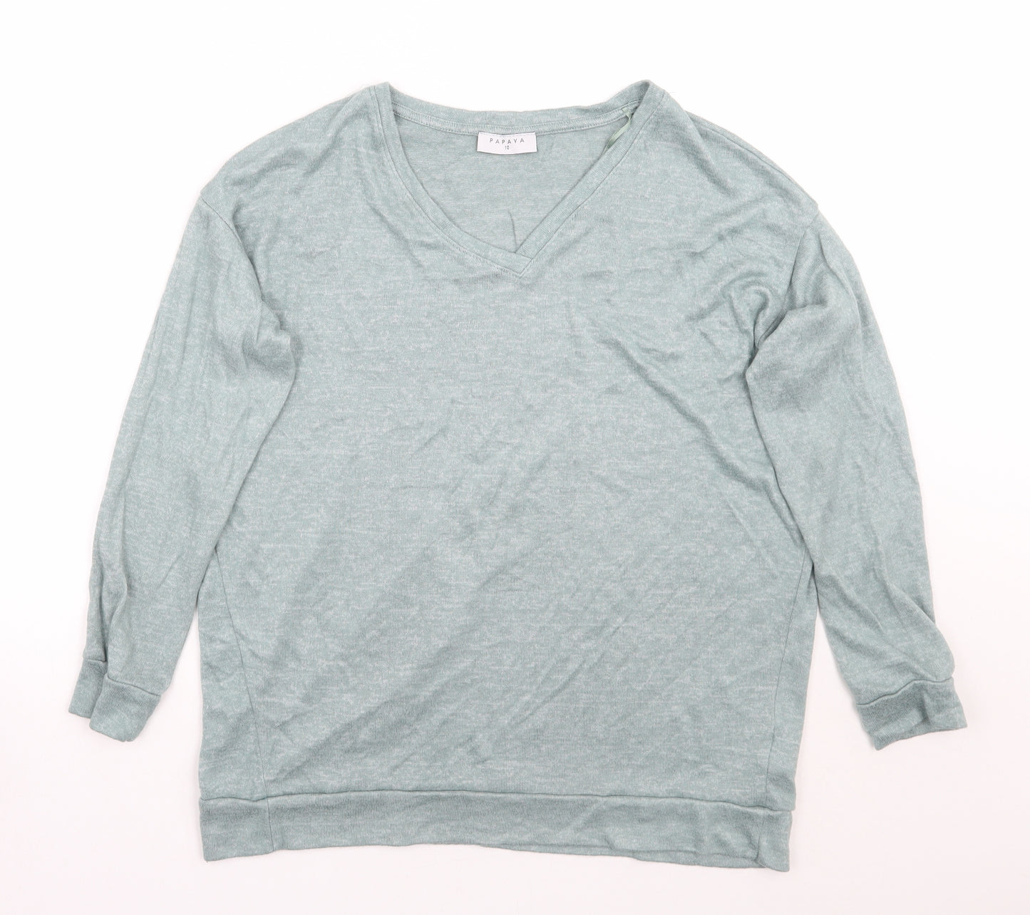 Papaya Womens Green   Pullover Jumper Size 10