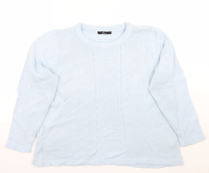 BM Womens Blue   Pullover Jumper Size XL
