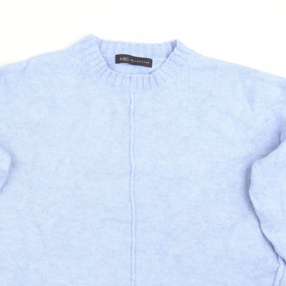 Marks and Spencer Womens Blue   Pullover Jumper Size M