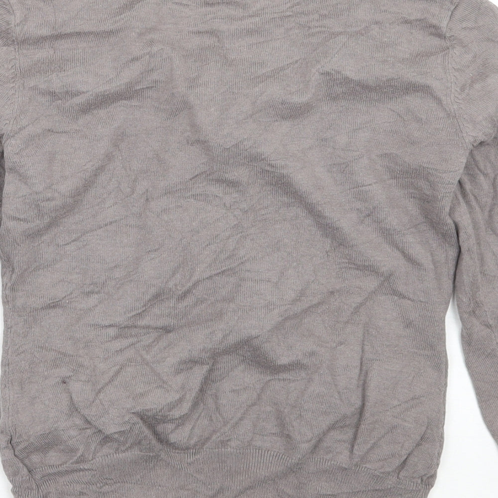 H&M Womens Grey   Cardigan Jumper