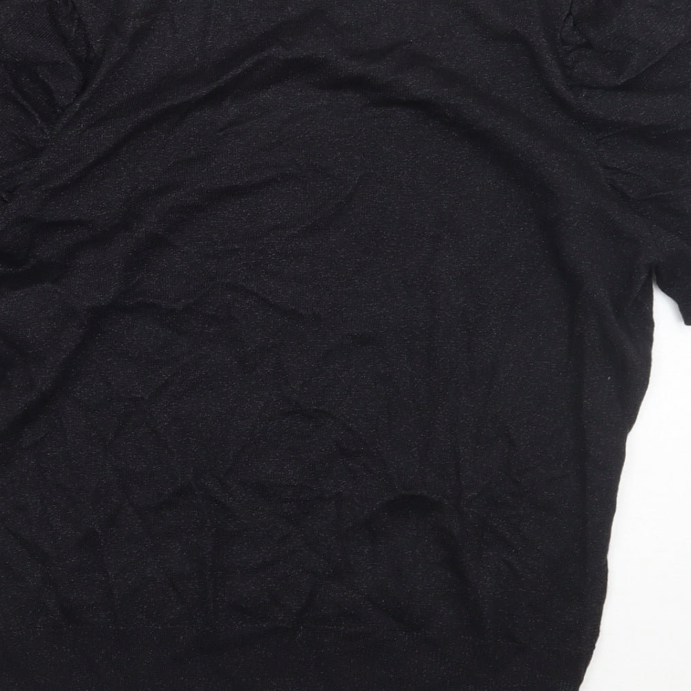 F&F Womens Black   Basic T-Shirt Size 16