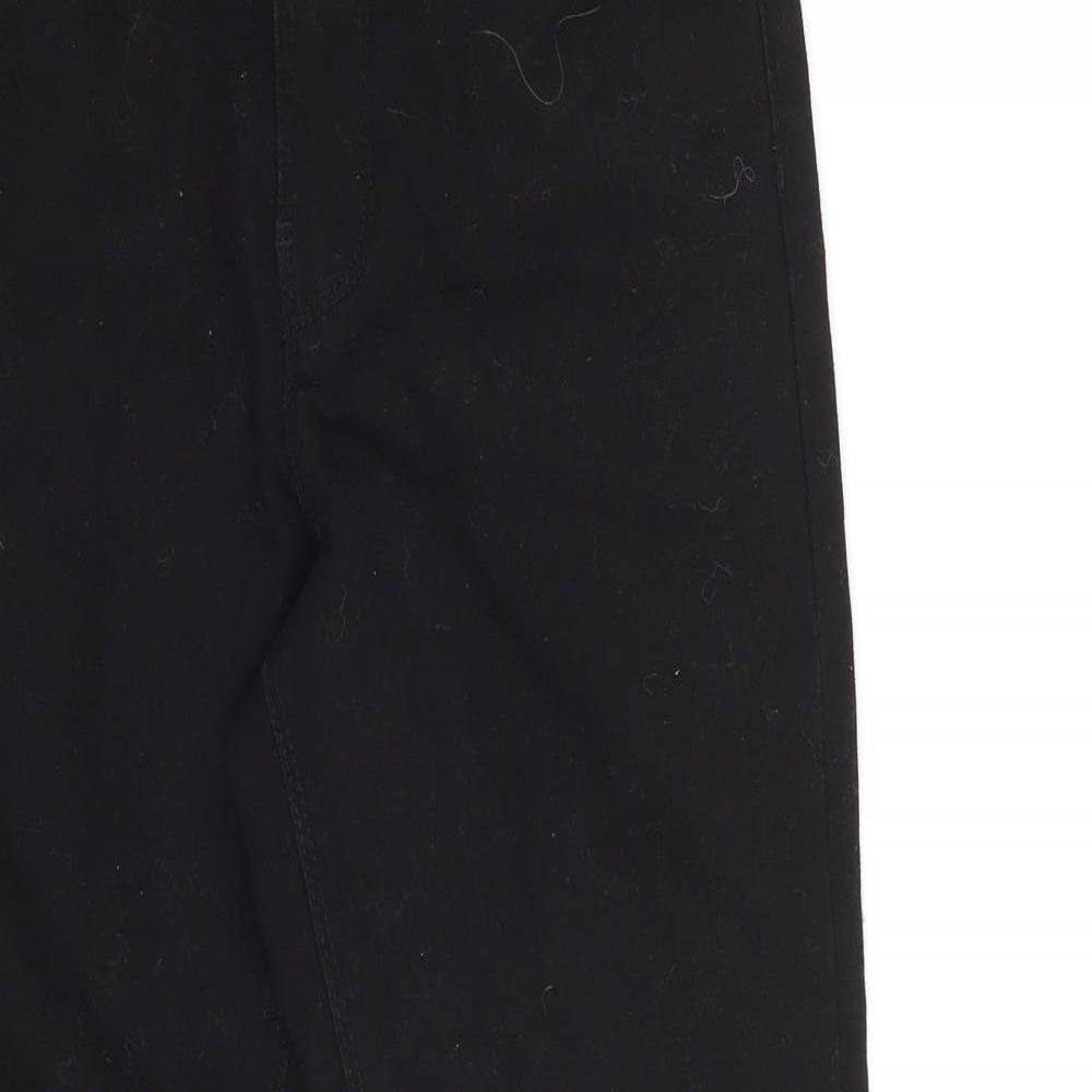 Denim & Co. Womens Black   Skinny Jeans Size 12 L28 in