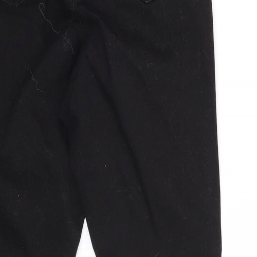 Denim & Co. Womens Black   Skinny Jeans Size 12 L28 in
