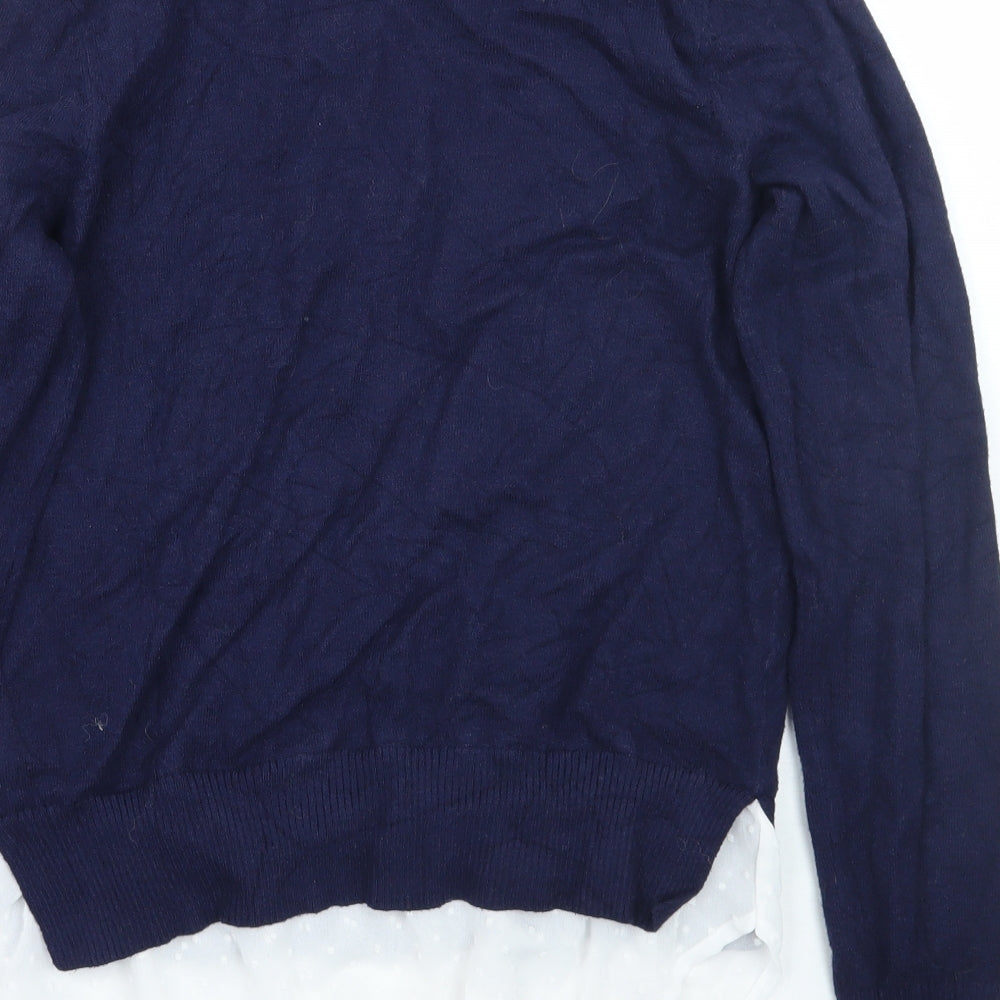 F&F Womens Blue   Pullover Jumper Size 8