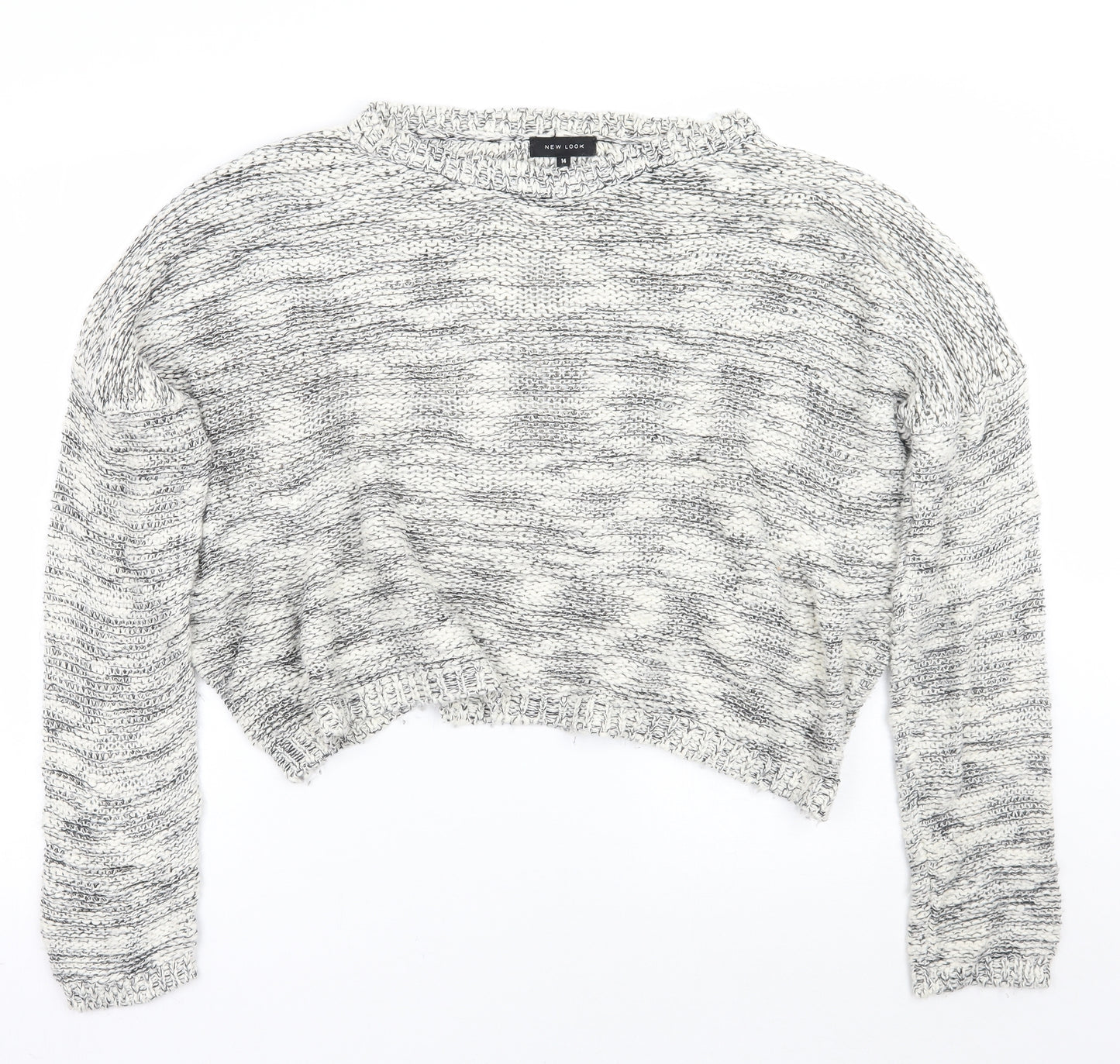 Newlook Womens White   Pullover Jumper Size 14