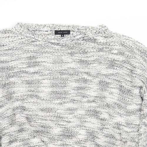 Newlook Womens White   Pullover Jumper Size 14