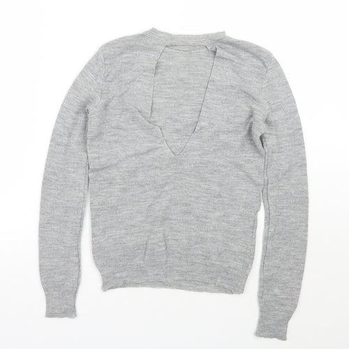 Zara Womens Grey   Pullover Jumper Size S