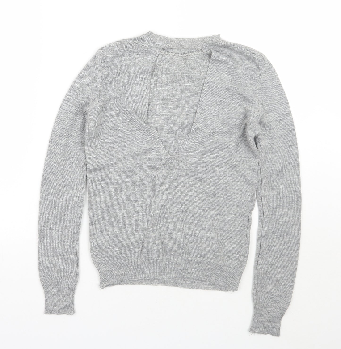 Zara Womens Grey   Pullover Jumper Size S