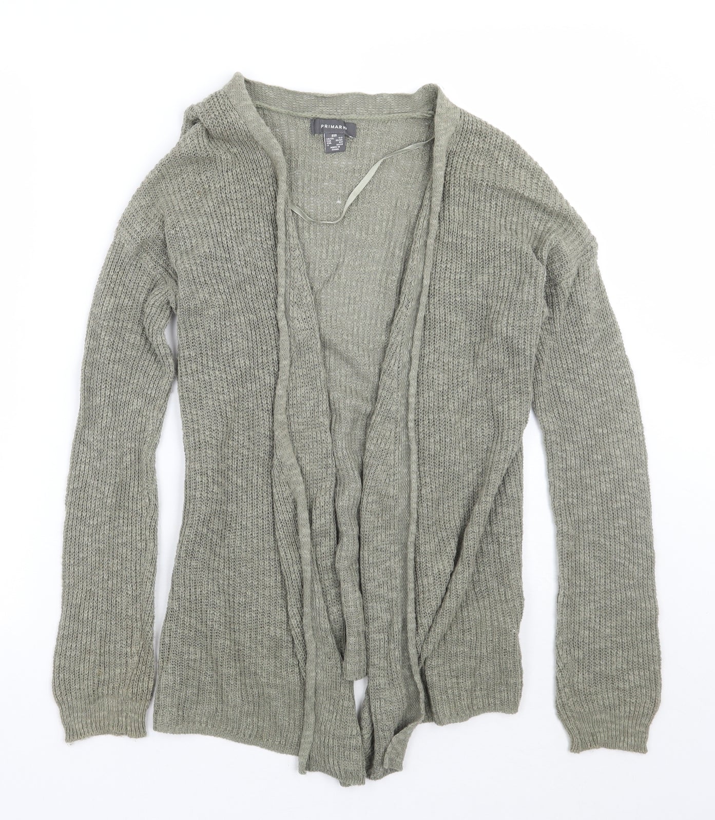 Primark Womens Green   Cardigan Jumper Size 2XS