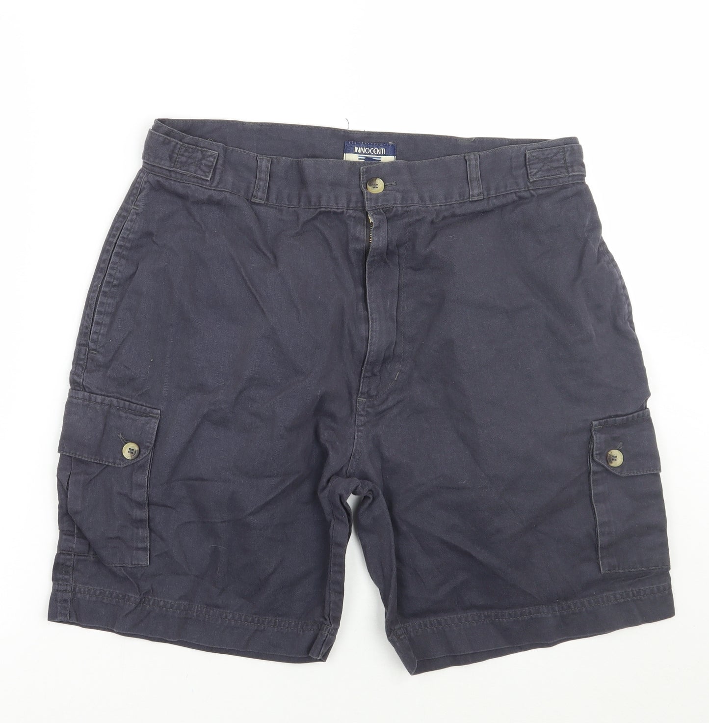 innocence Mens Blue   Chino Shorts Size 34