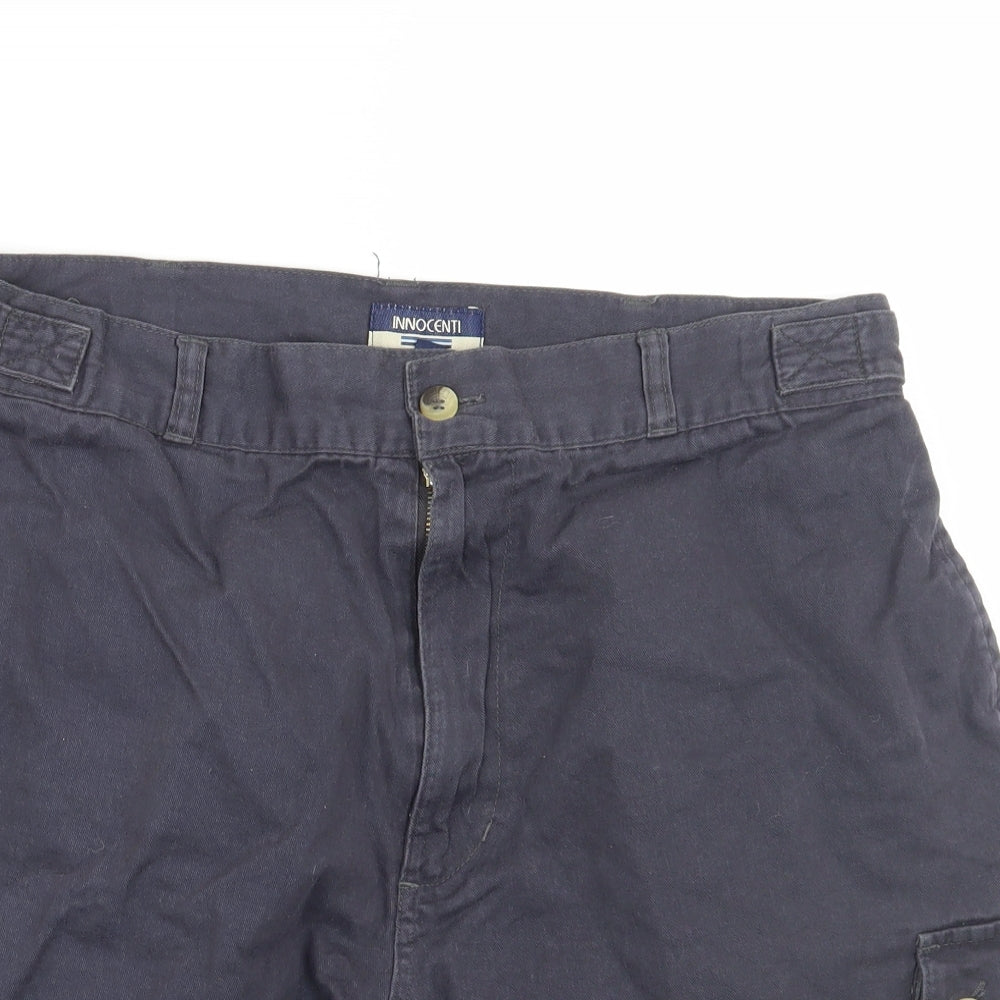 innocence Mens Blue   Chino Shorts Size 34