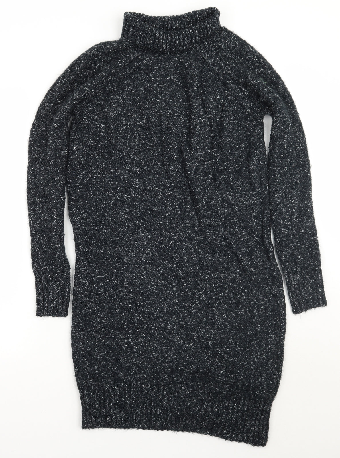 H&M Womens Grey   Jumper Dress  Size XS