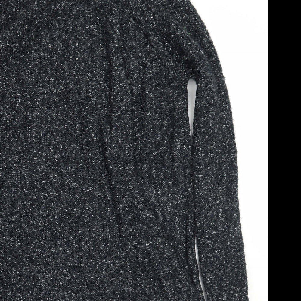 H&M Womens Grey   Jumper Dress  Size XS