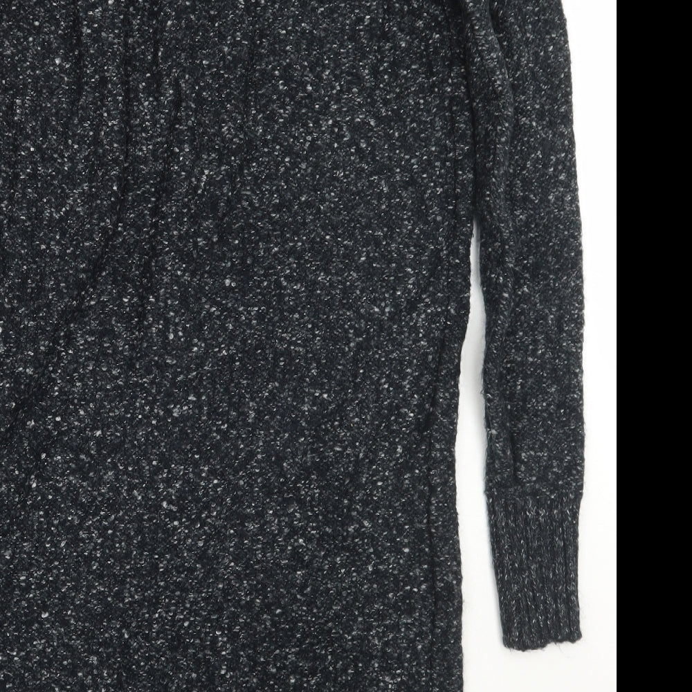 H&M Womens Grey   Jumper Dress  Size XS