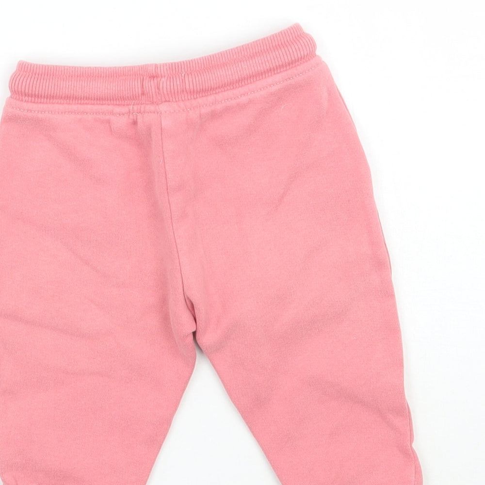 NEXT Girls Pink   Sweatpants Trousers Size 6-9 Months
