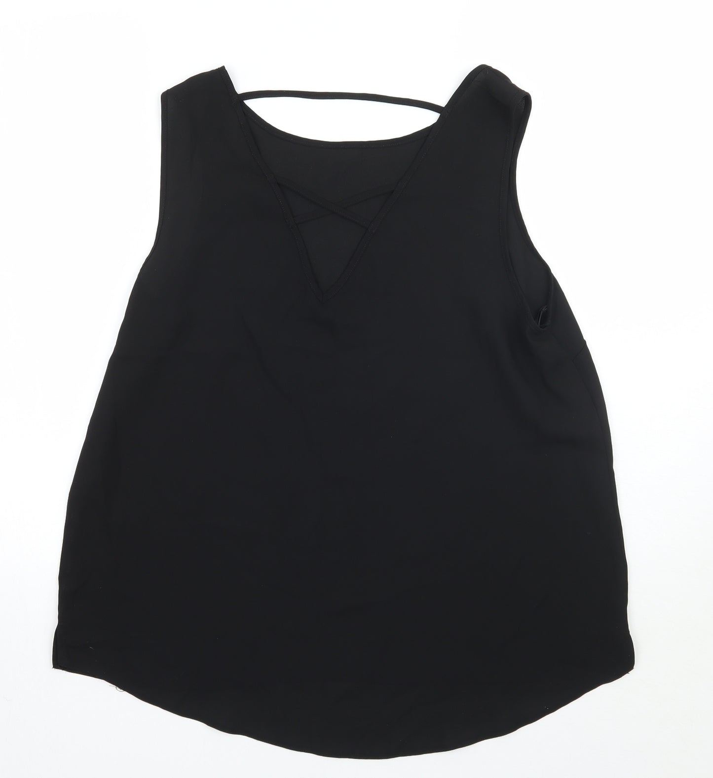 Dorothy Perkins Womens Black   Basic Blouse Size 14