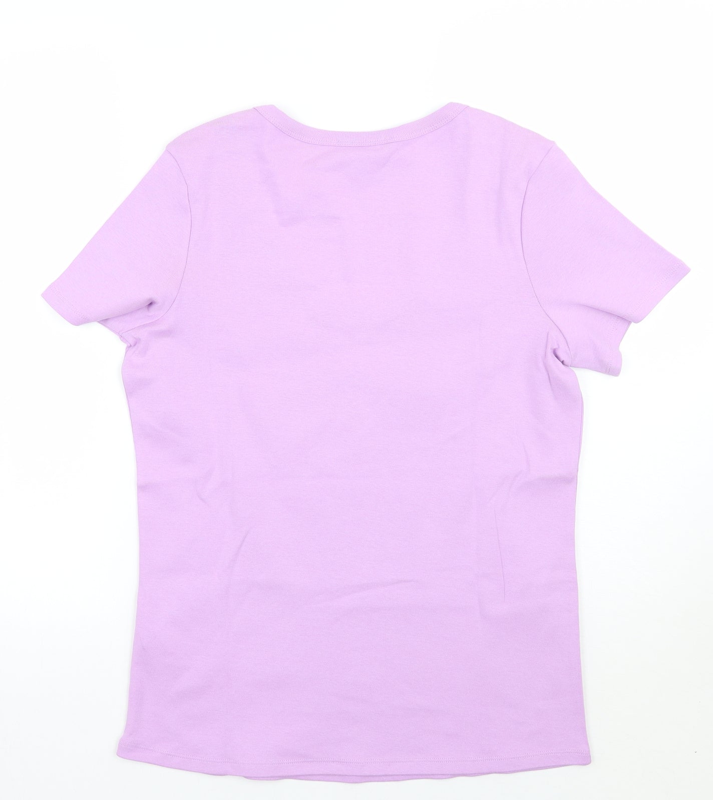 Marks and Spencer Womens Purple   Basic T-Shirt Size 18