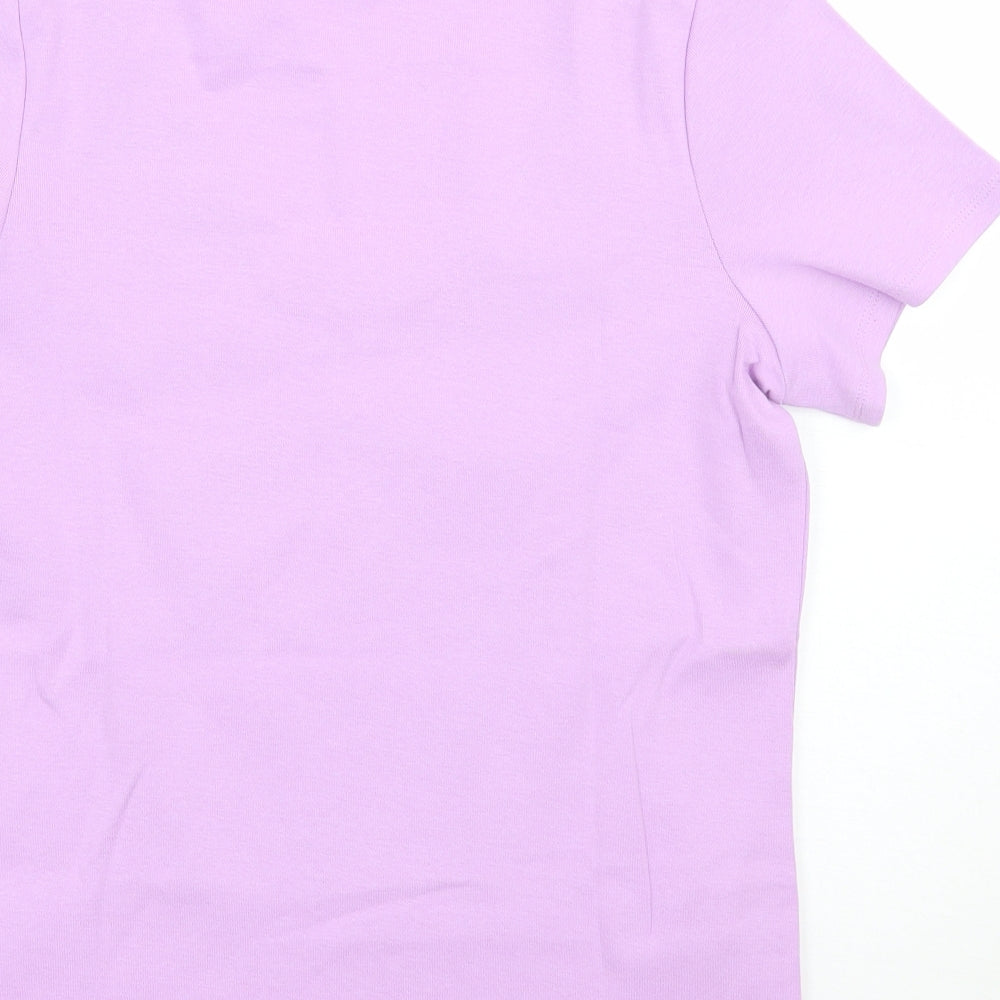 Marks and Spencer Womens Purple   Basic T-Shirt Size 18