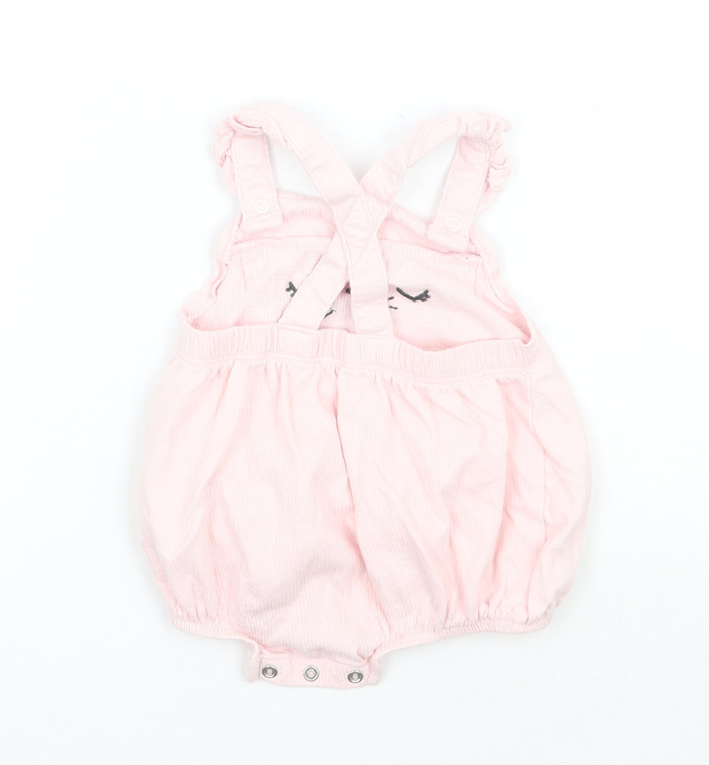 F&F Girls Pink Batik  Babygrow One-Piece Size 3-6 Months