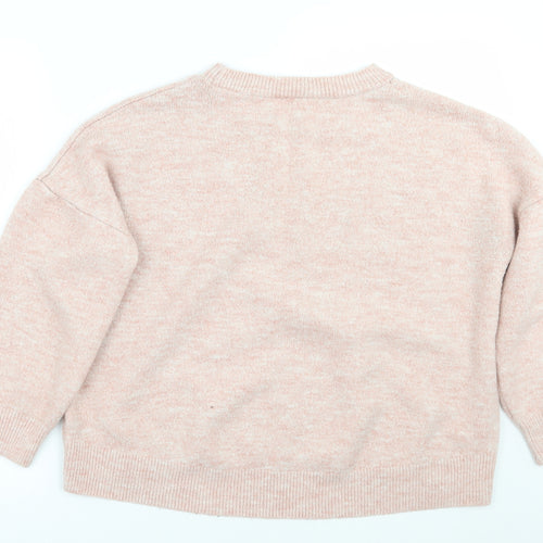 Peacocks Womens Pink   Pullover Jumper Size L