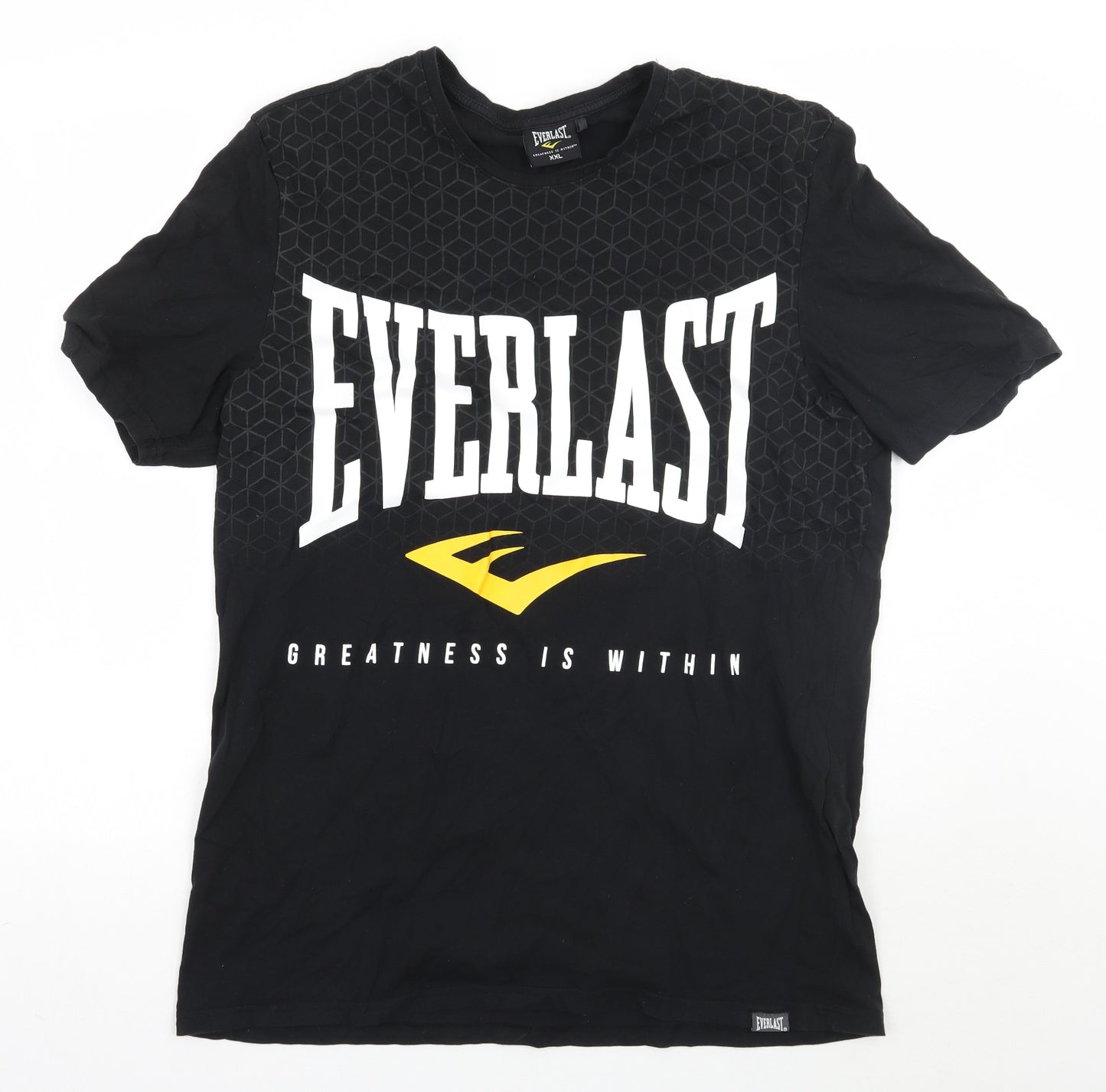 Everlast Mens Black    T-Shirt Size 2XL