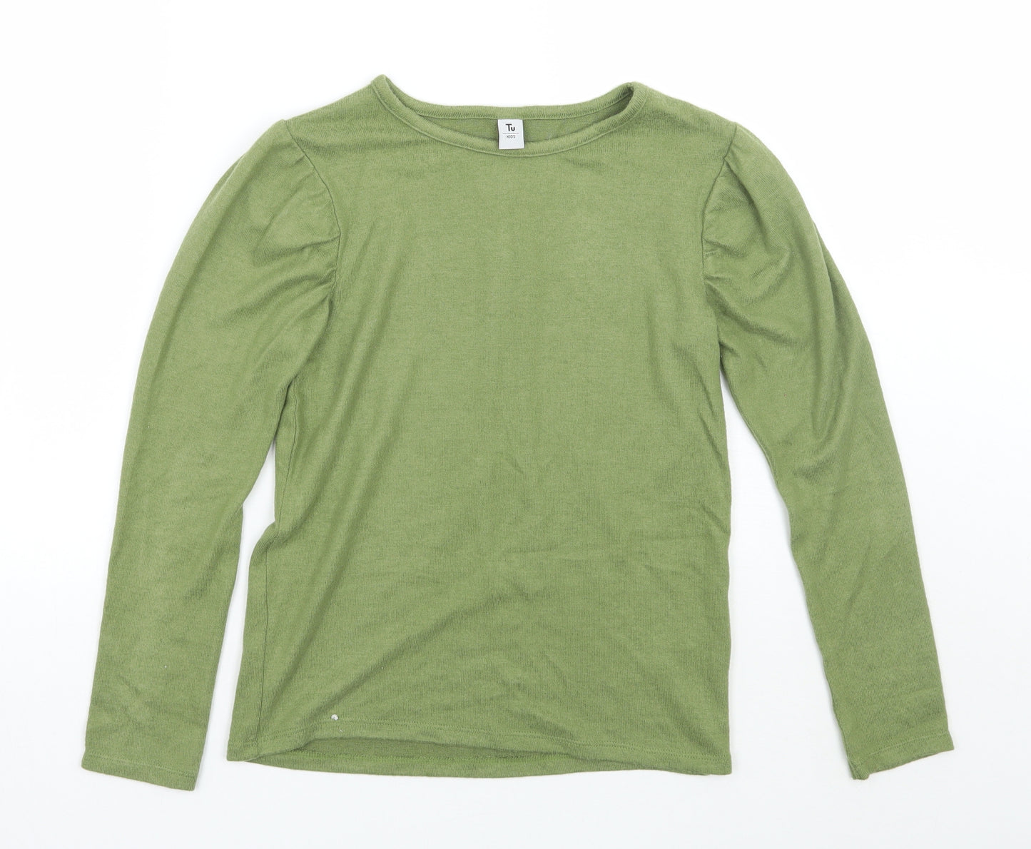 TU Girls Green   Basic T-Shirt Size 10 Years